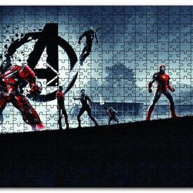 Cakapuzzle Avengers Hulkbuster Iron Man Black Mdf 500 Parça Puzzle