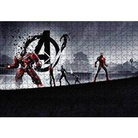 Cakapuzzle Avengers Hulkbuster Iron Man Black Mdf 500 Parça Puzzle