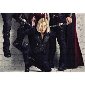 Cakapuzzle Avengers Infinity War Black Widow Mdf 120 Parça Puzzle