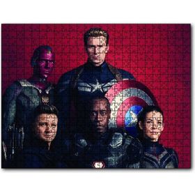 Cakapuzzle Avengers Infinity War Captain America Vision Hawkeye 255 Parça Puzzle