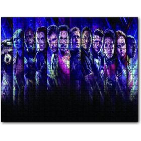 Cakapuzzle Avengers Kesit Full Kadro Görsel Ahşap 500 Parça Puzzle