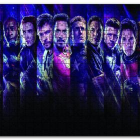 Cakapuzzle Avengers Kesit Full Kadro Görsel Mdf 120 Parça Puzzle