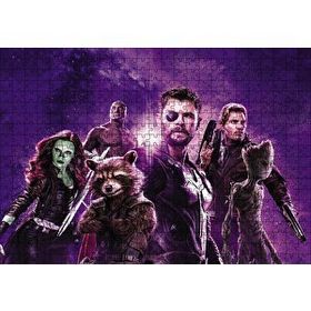 Cakapuzzle Avengers Rakun Thor Groot 120 Parça Ahşap Puzzle