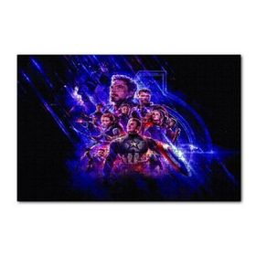 Cakapuzzle Avengers Tüm Kahramanlar 120 Parça Ahşap Puzzle