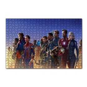 Cakapuzzle Avengers Tüm Kahramanlar 120 Parça Ahşap Puzzle