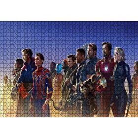 Cakapuzzle Avengers Tüm Kahramanlar Ahşap 1000 Parça Puzzle