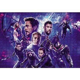 Cakapuzzle Avengers Tüm Kahramanlar Bir Arada Mdf 500 Parça Puzzle