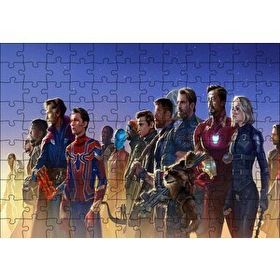 Cakapuzzle Avengers Tüm Kahramanlar Mdf 120 Parça Puzzle