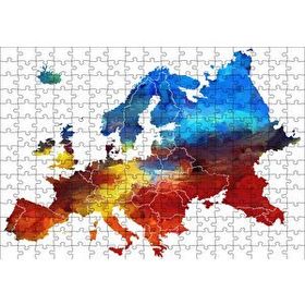 Cakapuzzle Avrupa Haritası 120 Parça Ahşap Puzzle