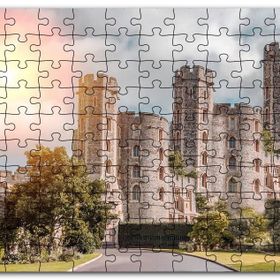 Cakapuzzle Avrupa Soylu Malikanesi ve Bulutlu Gökler Mdf 500 Parça Puzzle