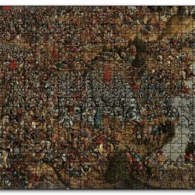 Cakapuzzle Avrupada Savaş Meydanı Sahnesi Mdf 120 Parça Puzzle
