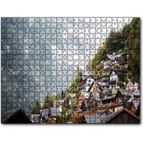 Cakapuzzle Avusturya Dağlarında Masalsı Evler Mdf 255 Parça Puzzle