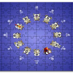 Cakapuzzle Ay Zodyağı ve Alternatif Burçlar Mdf 500 Parça Puzzle
