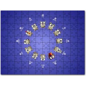 Cakapuzzle Ay Zodyağı ve Alternatif Burçlar Mdf 500 Parça Puzzle