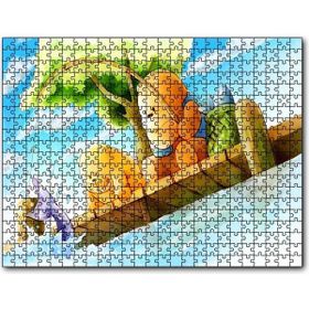 Cakapuzzle Ayı Bubu Balık Tutuyor Mdf 120 Parça Puzzle