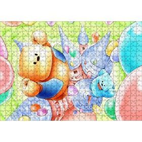Cakapuzzle Ayı Bubu ve Balonlar 120 Parça Ahşap Puzzle