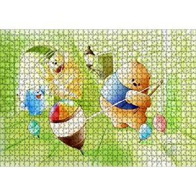 Cakapuzzle Ayı Bubu ve Topaçlar 120 Parça Ahşap Puzzle