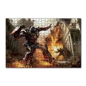 Cakapuzzle Ayın Karanlık Transformers Filmi Görseli 120 Parça Ahşap Puzzle