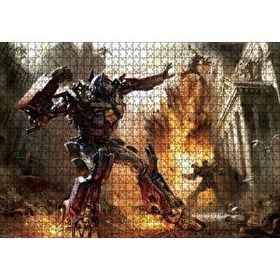 Cakapuzzle Ayın Karanlık Transformers Filmi Görseli 120 Parça Ahşap Puzzle