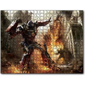 Cakapuzzle Ayın Karanlık Transformers Filmi Görseli Mdf 120 Parça Puzzle