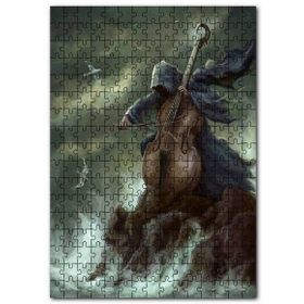 Cakapuzzle Azgın Dalgalar Martılar ve Çello Çalan Adam Mdf 255 Parça Puzzle