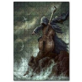 Cakapuzzle Azgın Dalgalar Martılar ve Çello Çalan Adam Puzzle