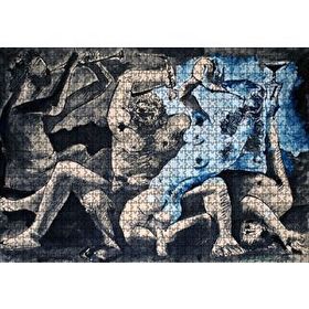 Cakapuzzle Bacchanale 1955 by Pablo Picasso 120 Parça Ahşap Puzzle