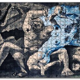 Cakapuzzle Bacchanale 1955 By Pablo Picasso Mdf 500 Parça Puzzle