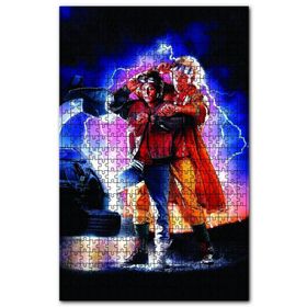 Cakapuzzle Back to the Future Profesör ve Marty Görseli Ahşap 255 Parça Puzzle