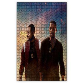 Cakapuzzle Bad Boys Willsmith ve Martin Lawrence Ahşap 1000 Parça Puzzle