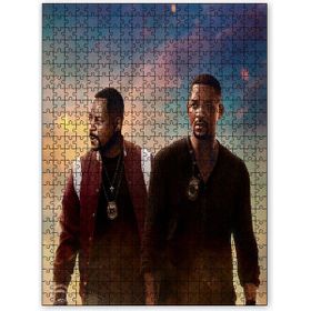 Cakapuzzle Bad Boys Willsmith ve Martin Lawrence Ahşap 1000 Parça Puzzle