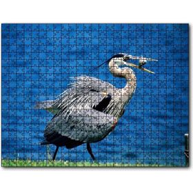 Cakapuzzle Balıkçıl ve Ağzında Yemeği Mdf 1000 Parça Puzzle