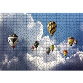 Cakapuzzle Balonlar Firarda Ahşap 500 Parça Puzzle