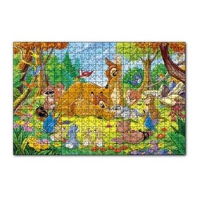 Cakapuzzle Bambi Annesi ve Arkadaşları 120 Parça Ahşap Puzzle