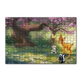 Cakapuzzle Bambi ve Arkadaşları Ormanda 120 Parça Ahşap Puzzle