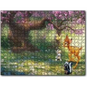 Cakapuzzle Bambi ve Arkadaşları Ormanda Mdf 1000 Parça Puzzle