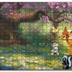 Cakapuzzle Bambi ve Arkadaşları Ormanda Mdf 255 Parça Puzzle