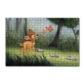 Cakapuzzle Bambi ve Kelebekler 120 Parça Puzzle