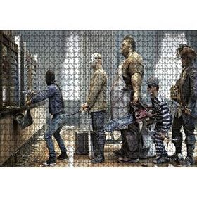 Cakapuzzle Banka Soygunu Sırası İllüstrasyon 120 Parça Ahşap Puzzle
