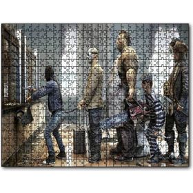 Cakapuzzle Banka Soygunu Sırası İllüstrasyon Mdf 255 Parça Puzzle