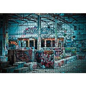 Cakapuzzle Banliyö İzbelerinde Graffiti 120 Parça Ahşap Puzzle