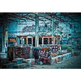 Cakapuzzle Banliyö İzbelerinde Graffiti 120 Parça Ahşap Puzzle