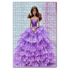Cakapuzzle Barbi Bebek Mor Gelinlik Görseli 120 Parça Puzzle