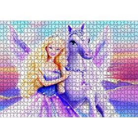 Cakapuzzle Barbie Ve Pegasusun Büyüsü Görseli 120 Parça Ahşap Puzzle
