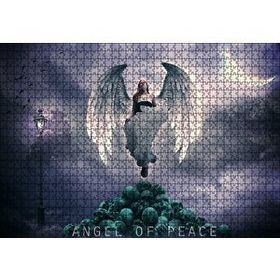 Cakapuzzle Barış Meleği ve Kurukafalar 120 Parça Ahşap Puzzle