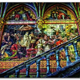 Cakapuzzle Barok Mimari Ahşap 1000 Parça Puzzle