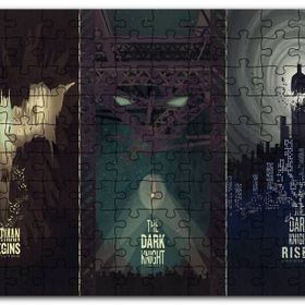 Cakapuzzle Batman Begins The Dark Knight Dark Rises Mdf 120 Parça Puzzle