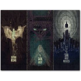 Cakapuzzle Batman Begins The Dark Knight Dark Rises Mdf 120 Parça Puzzle