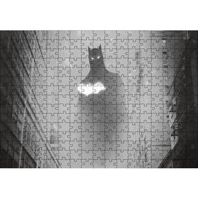 Cakapuzzle Batman Bloklar Arasında Monochrome Artwork Puzzle