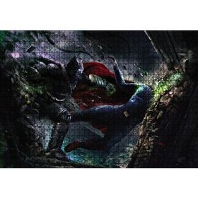 Cakapuzzle Batman Superman Ezici Yumruk 120 Parça Ahşap Puzzle
